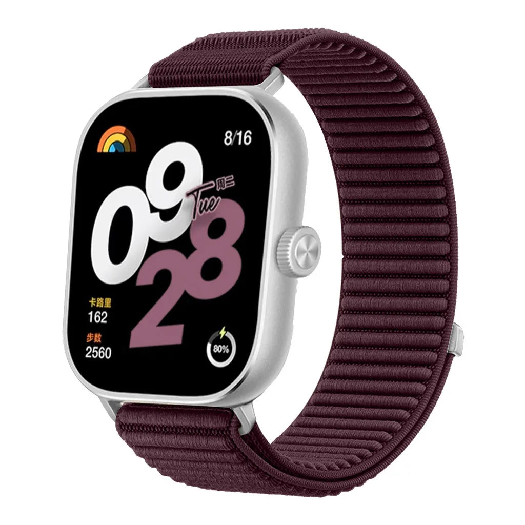 Reloj inteligente 👌🏼🔥For Redmi Watch 5 4 Nylon Loop Strap Bracelet Smart Watch Breathable Wristband For Xiaomi Mi Band 9 Pro/8 Pro Correa Accessories