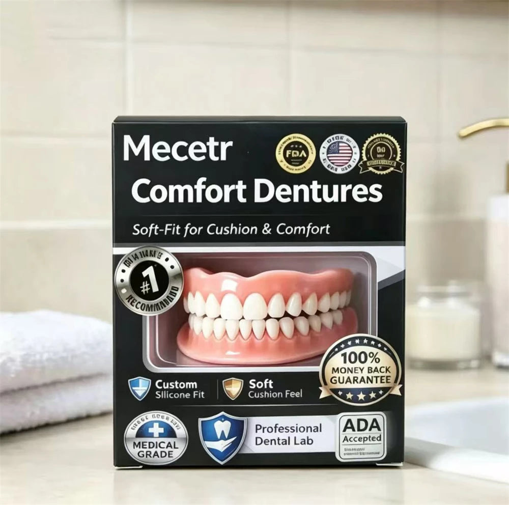 Complete Denture Set — Adjustable, Comfortable & Ready to Wear