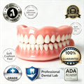 Complete Denture Set — Adjustable, Comfortable & Ready to Wear