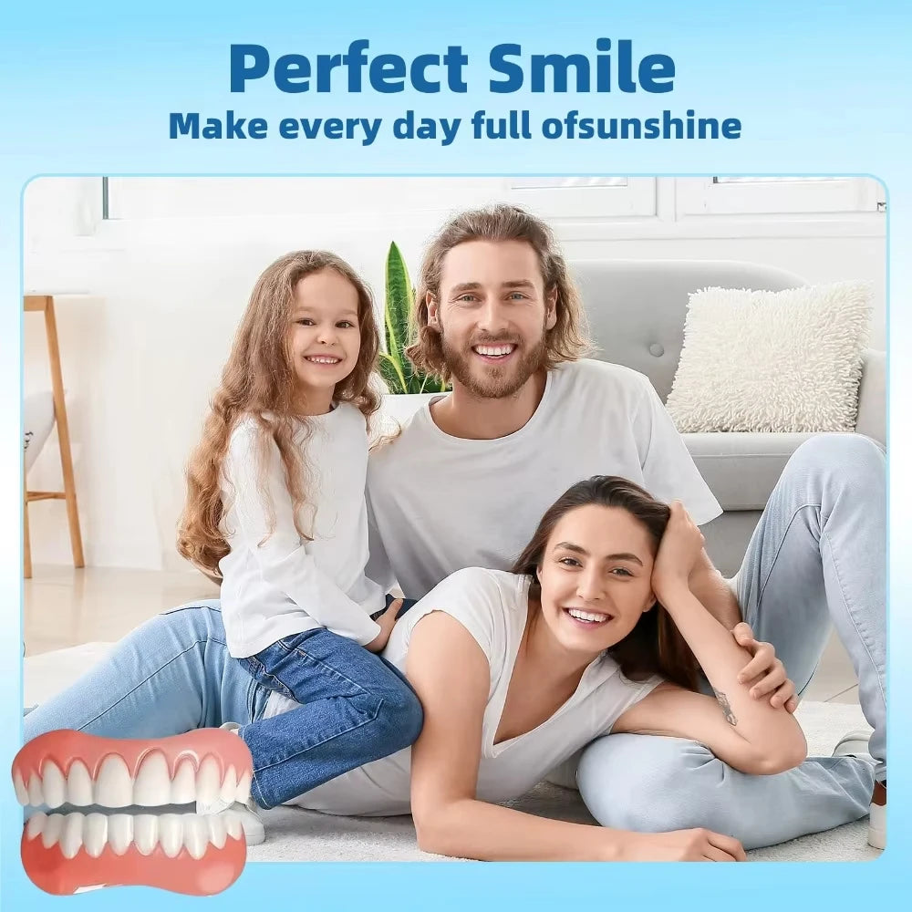 Complete Denture Set — Adjustable, Comfortable & Ready to Wear