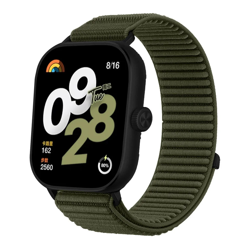 Reloj inteligente 👌🏼🔥For Redmi Watch 5 4 Nylon Loop Strap Bracelet Smart Watch Breathable Wristband For Xiaomi Mi Band 9 Pro/8 Pro Correa Accessories